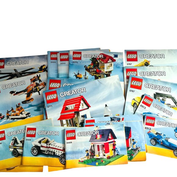 Lego Creator Instruction Manuals Only Lot 31006 31009 31010 5767 5771 6913 7345 - Picture 1 of 6